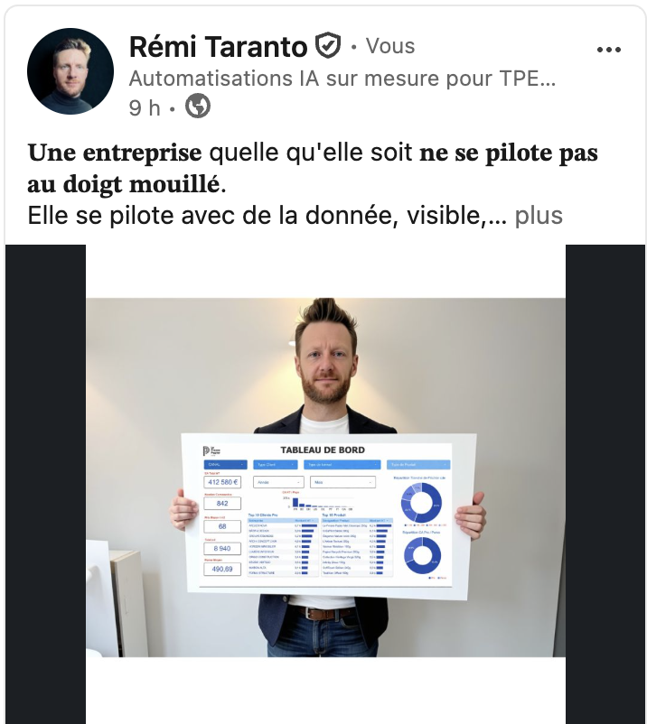 Une entreprise ne se pilote pas au doigt mouillé